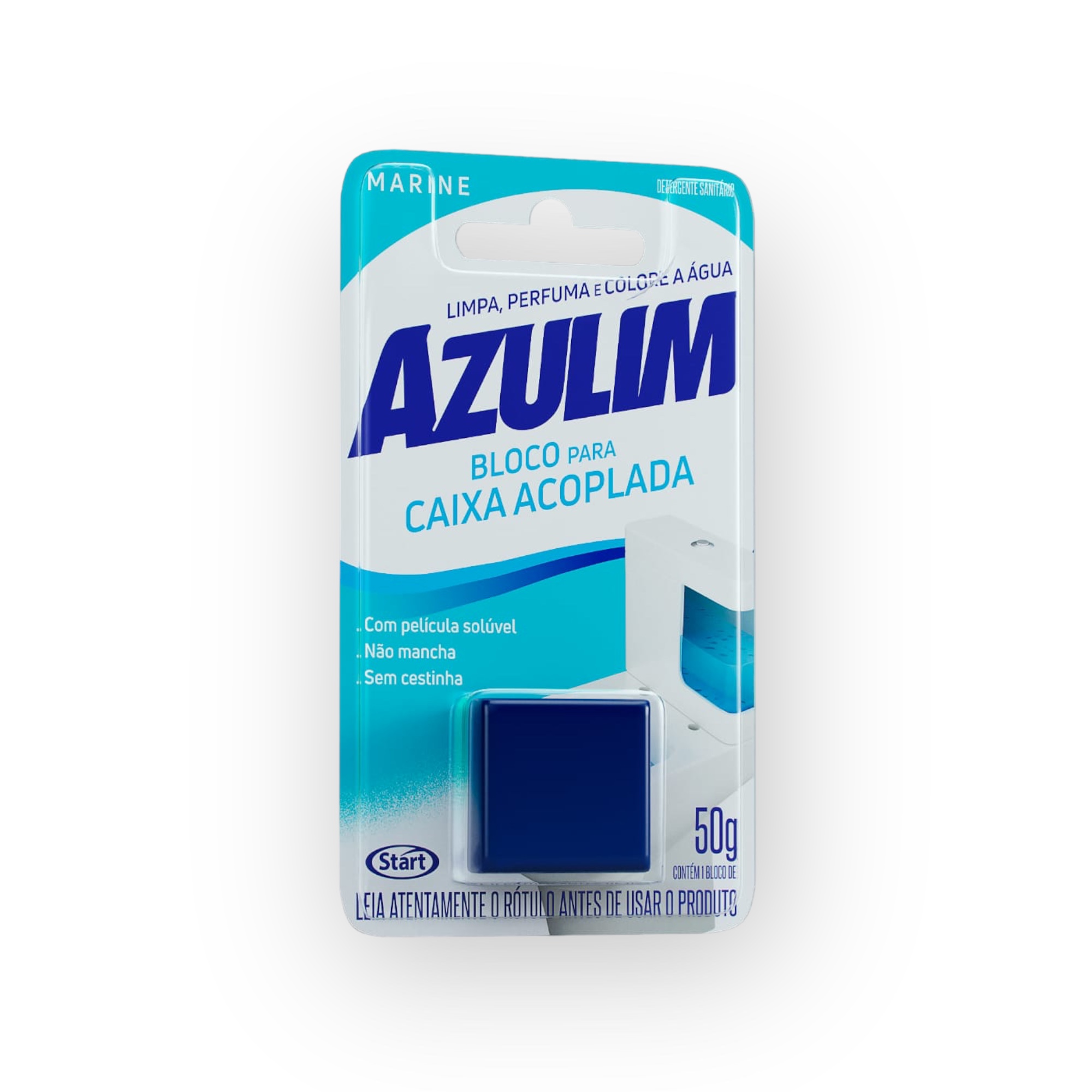 Bloco Sanitário para Caixa Acoplada Azulim Marine 50g - Start
