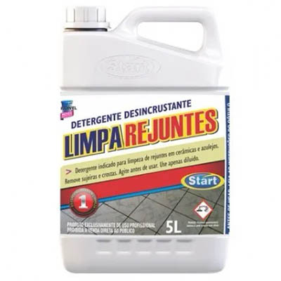 Detergente Desincrustante Ácido Limpa Rejuntes Start 5L