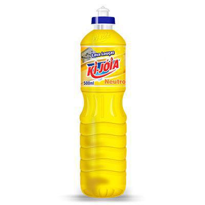 Detergente Líquido Kijoia Neutro 500ml - Limpeza Eficiente e Brilho