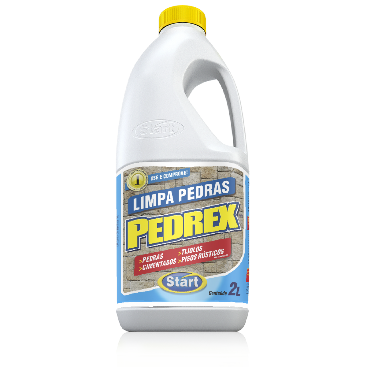 Limpa Pedras Pedrex Start Química Detergente para Pisos Rústicos 2L