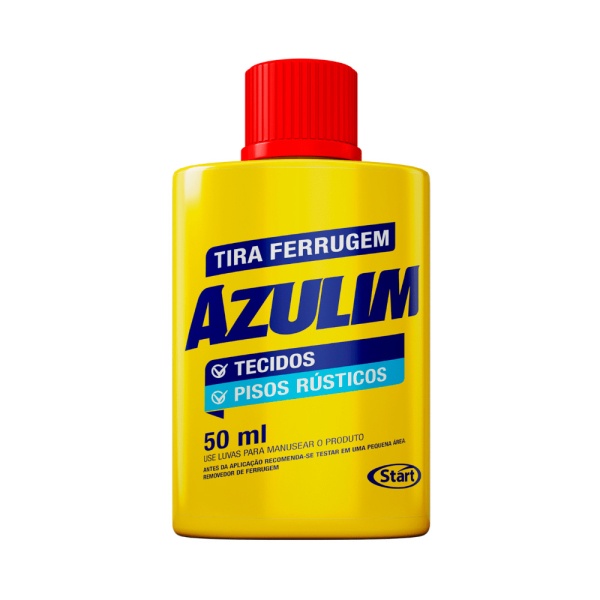Tira Ferrugem Azulim 50ml - Removedor de Manchas e Oxidação em Tecidos e Superfícies
