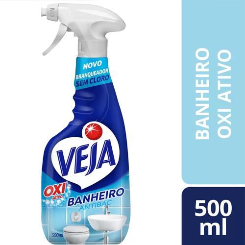 Limpador de Banheiro Veja Antibac Oxi Ativo Sem Cloro 500ml 